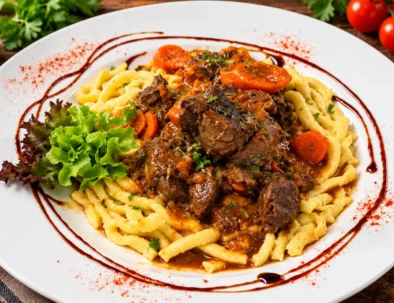 Hirschgulasch